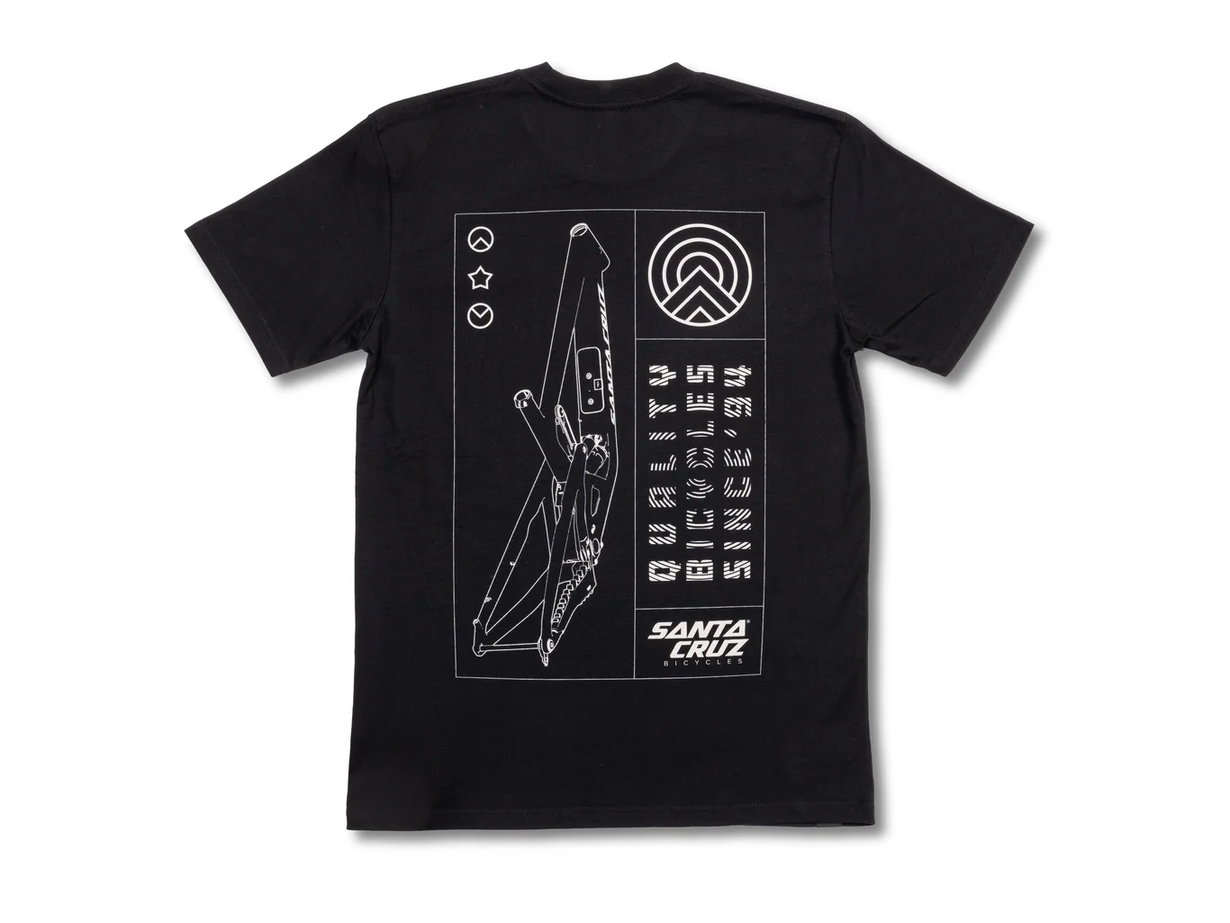 Santa Cruz Framed Tee - Black