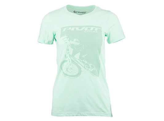 Pivot Rider Short Sleeve Tee - Womens - Mint Mint Small