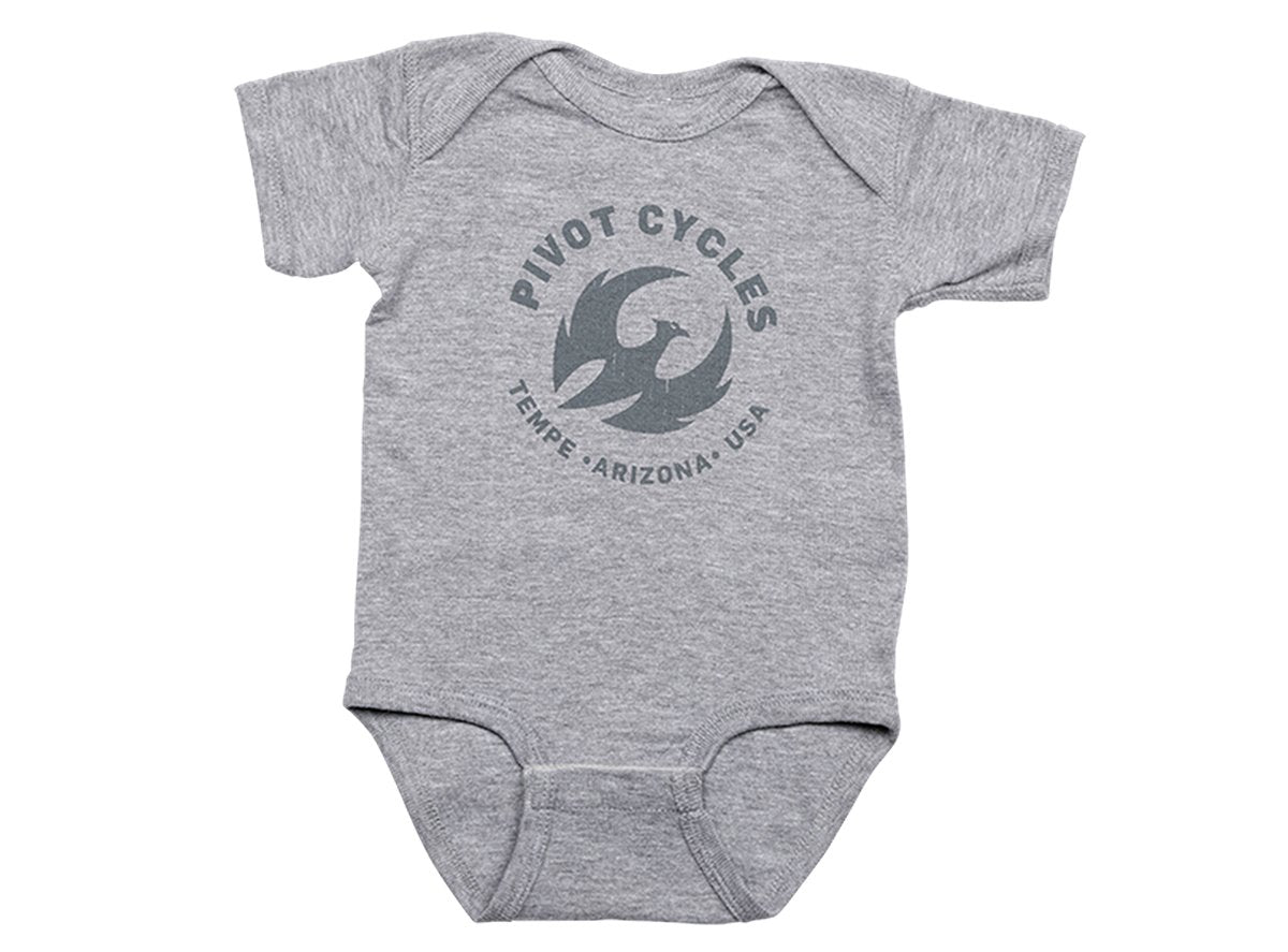 Pivot Phoenix Baby Body Suit - Gray Gray Newborn