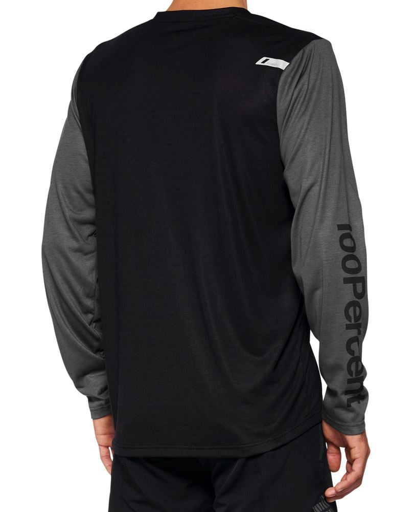 100% Airmatic Long Sleeve MTB Jersey - Black