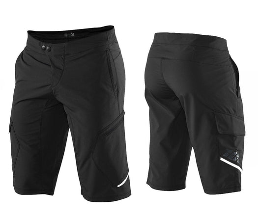 100% Ridecamp All Mountain Short - Black Black 28"