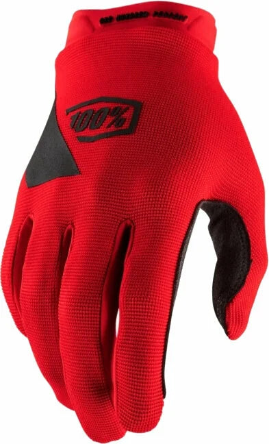 100% Ridecamp Glove - Red - 2022 Red Small