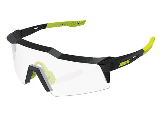 100% Speedcraft SL Performance Sunglasses - Gloss Black-Photochromic Lens Black