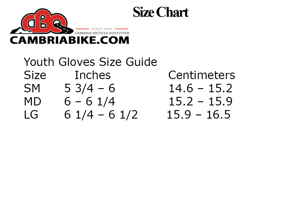 100% iTrack Glove - Youth - Black