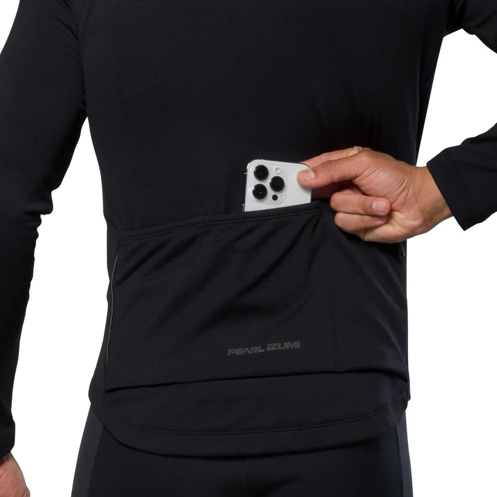 Pearl Izumi Attack Thermal Long Sleeve Road Jersey - Black