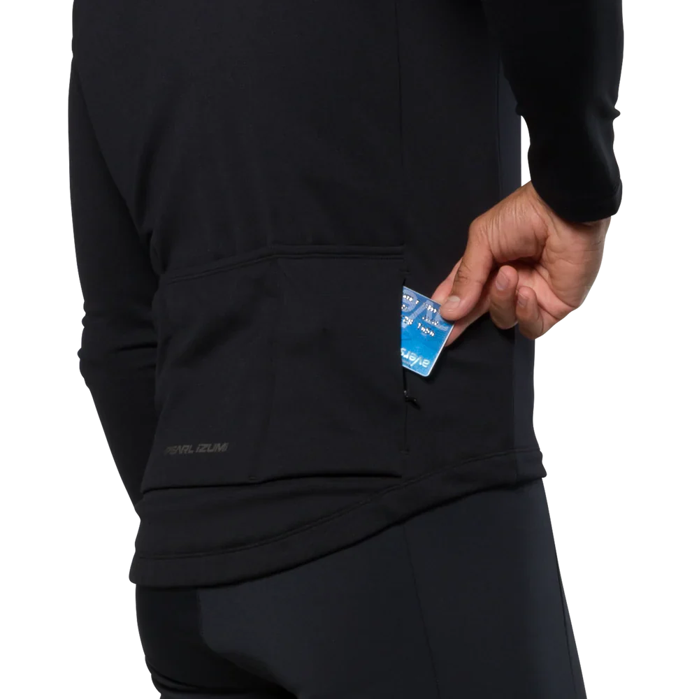 Pearl Izumi Attack Thermal Long Sleeve Road Jersey - Black
