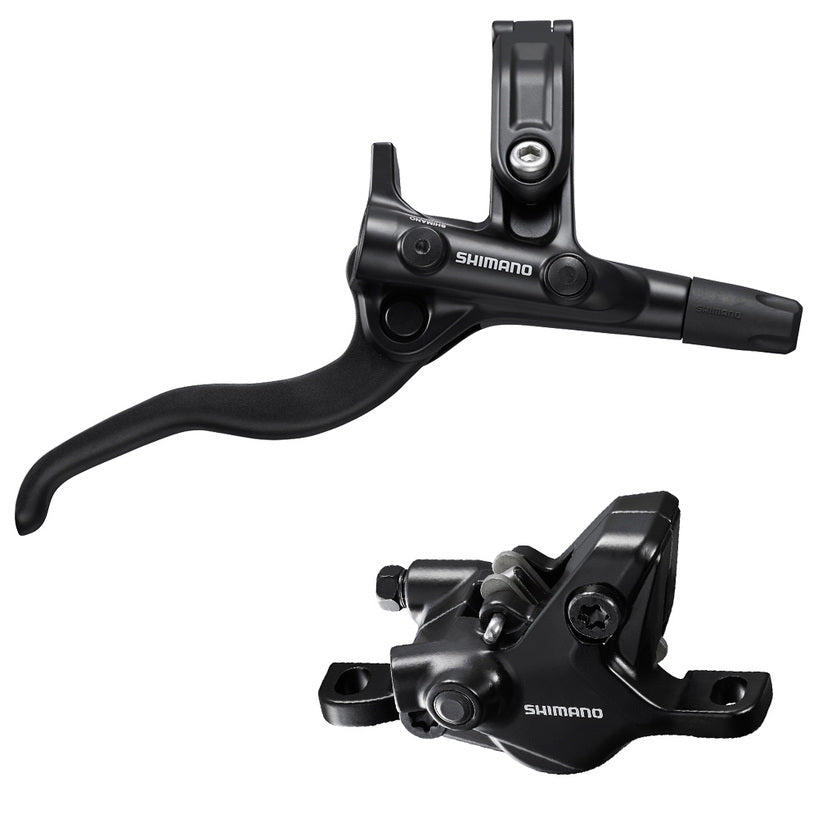 Shimano Deore M4100/MT410 Disc Brake & Lever - Rear - Black Black