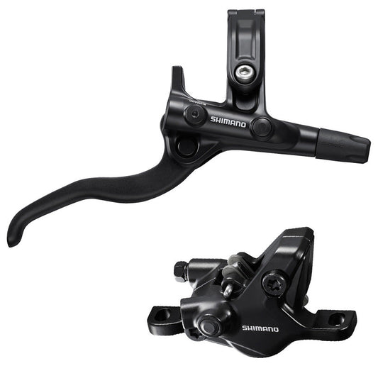 Shimano Deore M4100/MT410 Disc Brake & Lever - Rear - Black Black