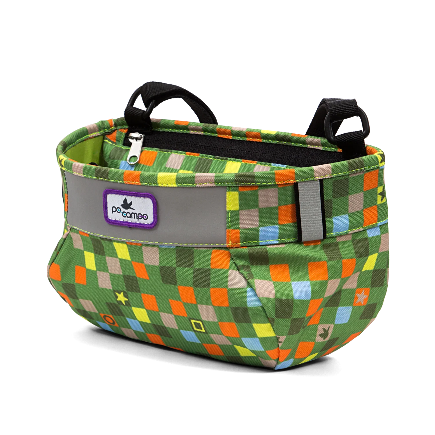 Po Campo Whoosh Bike Basket - Checker