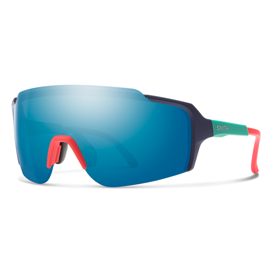 Smith Flywheel Sunglasses - Matt Deep Ink Matt Deep Ink ChromaPop Blue Mirror Lens