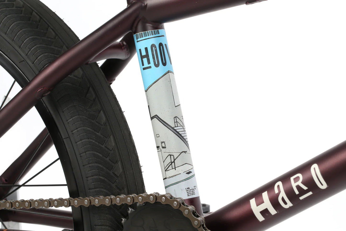 Haro Hoover 20" BMX - Matte Transparent Merlot