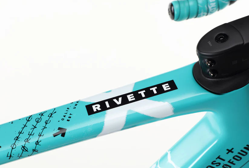 Haro Rivette Carbon Top Shelf 700c - Matte Black-Teal