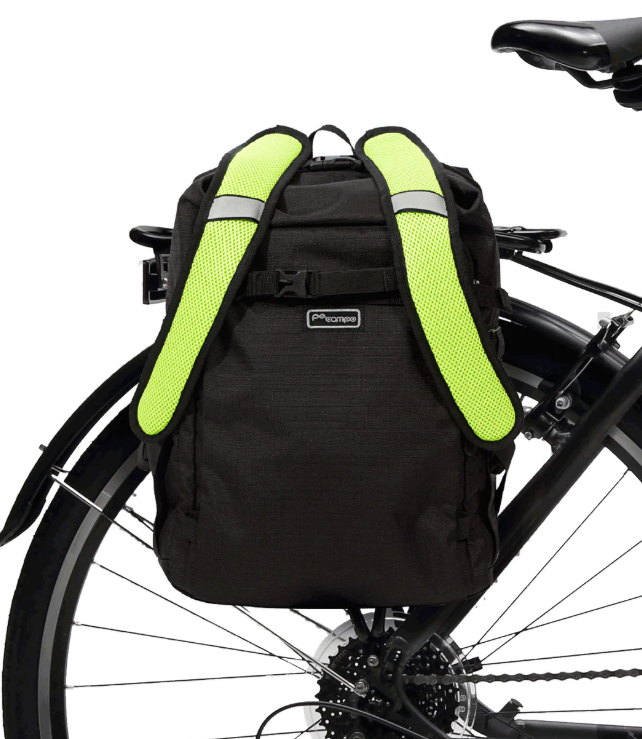 Po Campo Bedford Backpack Pannier - Black Ripstop