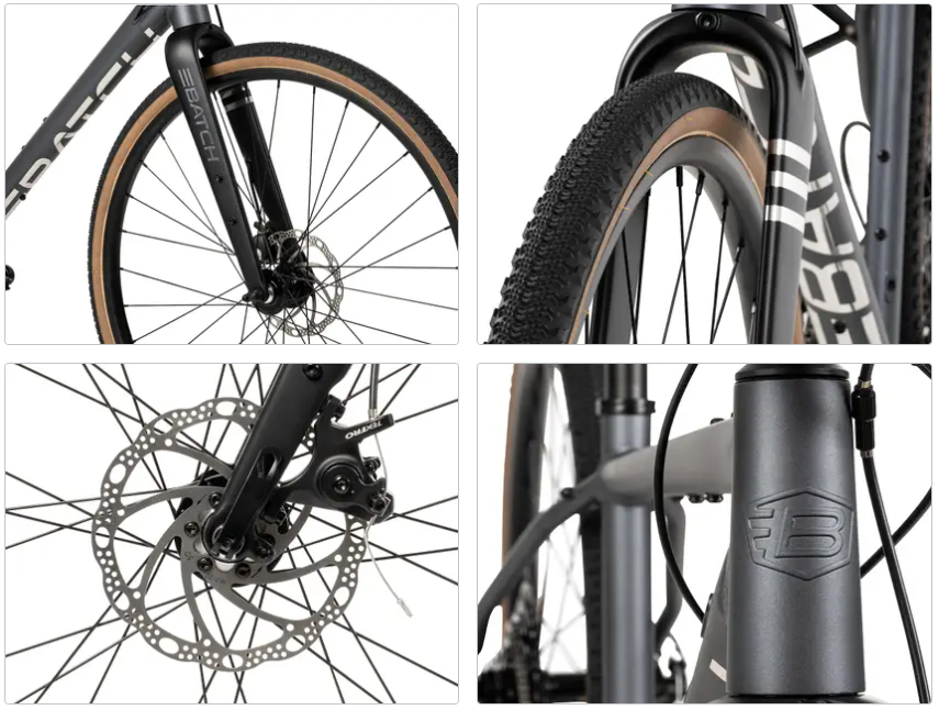 Batch Bicycles GB.2 700c Gravel Bike - Storm Grey