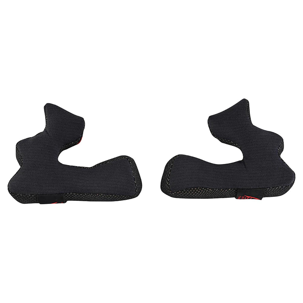 Troy Lee Designs D4 Polyacrylite Replacement Cheek Pads - Solid Black