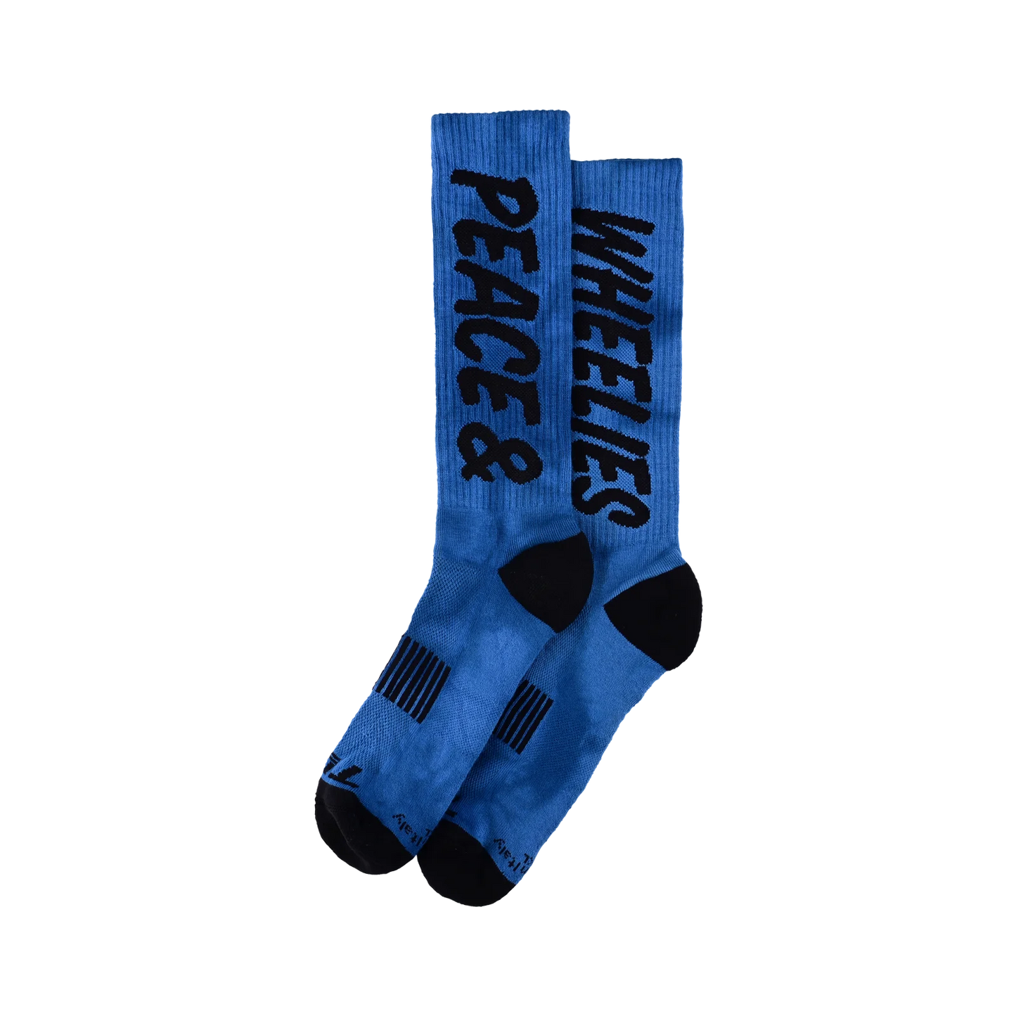 Troy Lee Designs Performance Sock - Peace & Wheelies - Cobalt