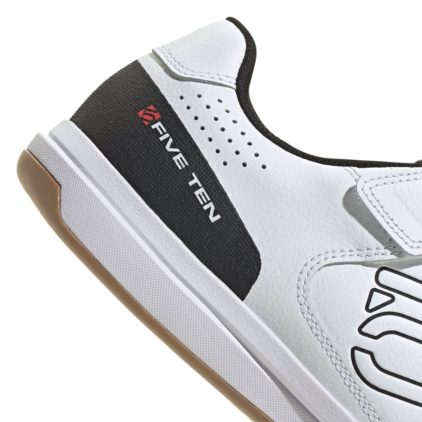 Five Ten Hellcat Clipless MTB Shoe - Ftwr White-Core Black-Red