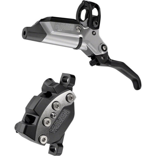 SRAM Maven Ultimate Stealth 4-Piston Disc Brake and Lever - Front - Black-Silver