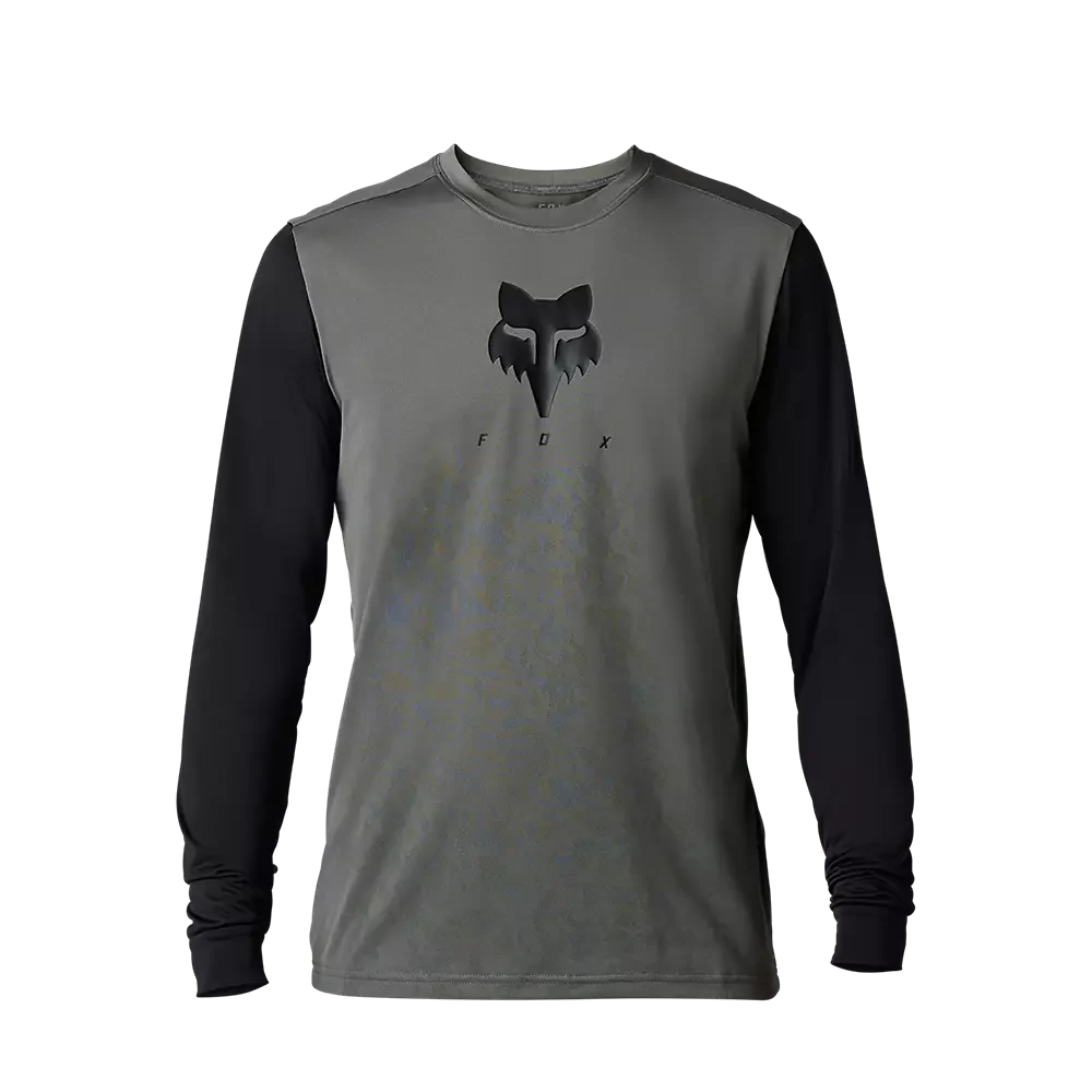Fox Racing Ranger Tru Dri Long Sleeve MTB Jersey - Pewter