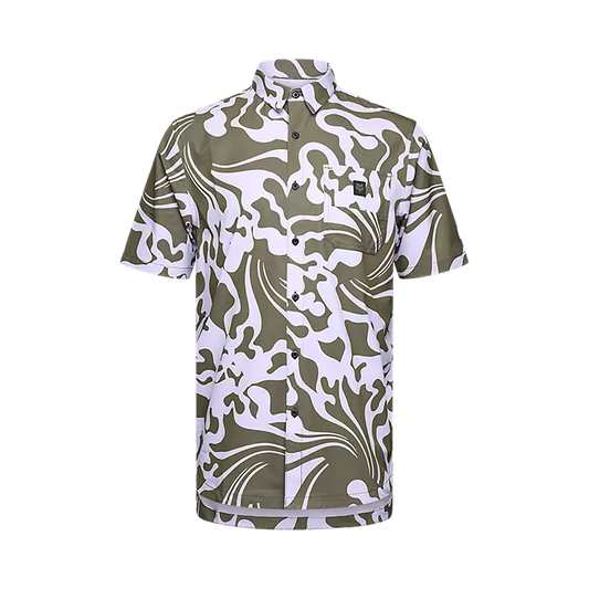 Fox Racing Ranger Short Sleeve Woven MTB Jersey - Military Green