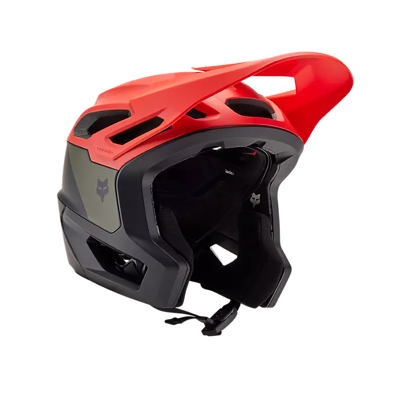 Fox Racing Dropframe Pro MTB Helmet - NYF - Orange Flame