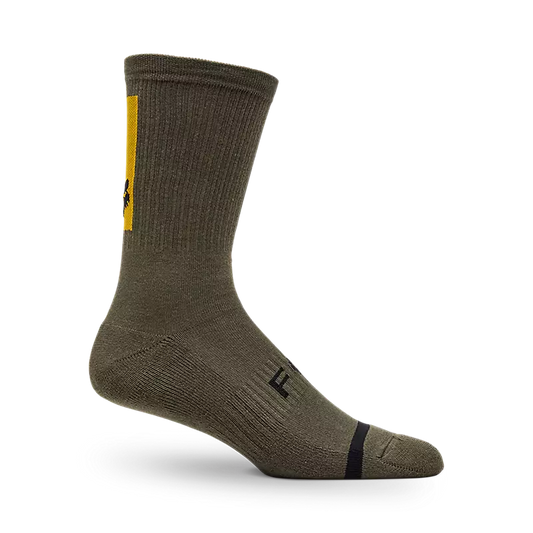 Fox Racing 8" Defend Sock - Military Green