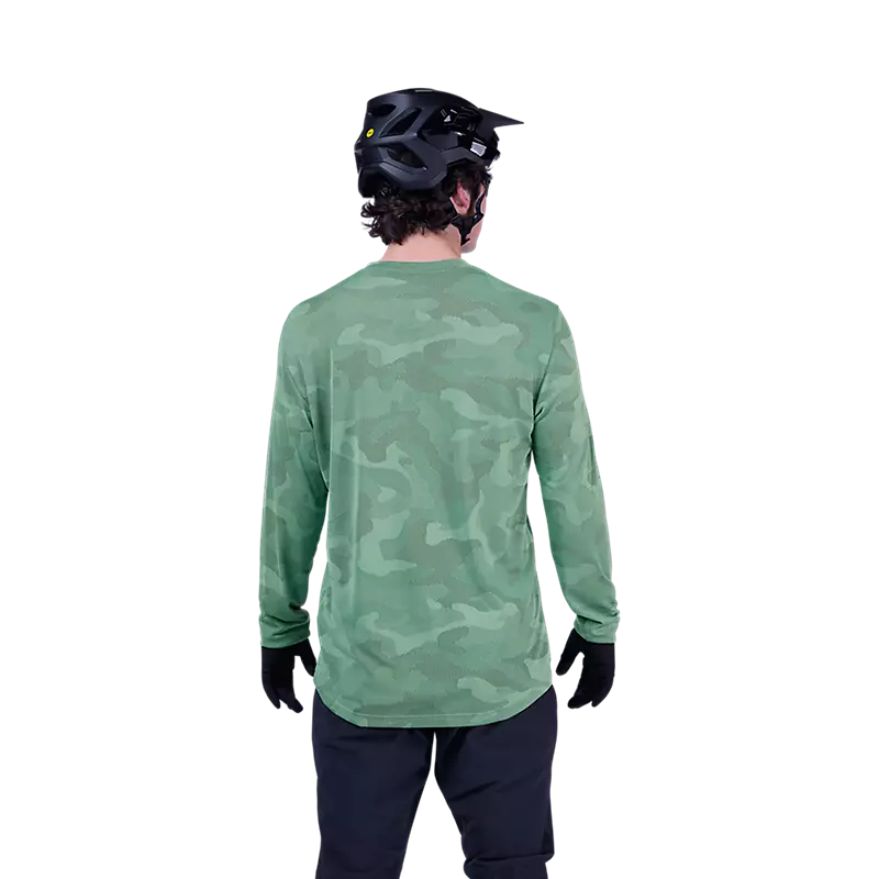 Fox Racing Ranger Tru Dri Long Sleeve MTB Jersey - Pine