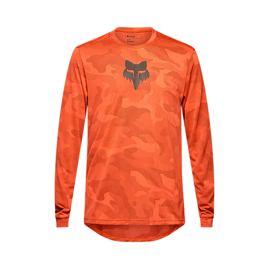 Fox Racing Ranger Tru Dri Long Sleeve MTB Jersey - Blood Orange