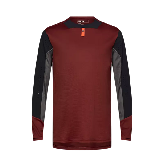 Fox Racing Defend Long Sleeve MTB Jersey - Rust
