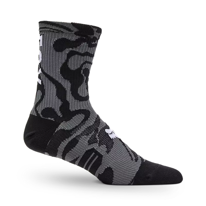Fox Racing 6" Ranger Sock - Frequency - Black