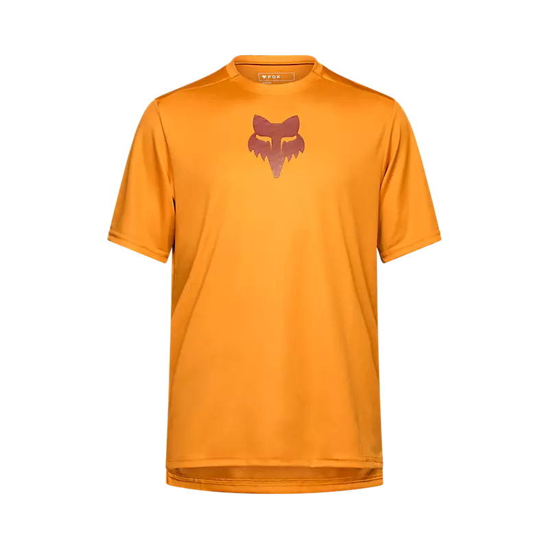 Fox Racing Ranger Short Sleeve MTB Jersey - Fox Head - Caramel