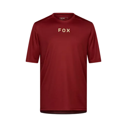 Fox Racing Ranger Short Sleeve MTB Jersey - Wordmark - Rust