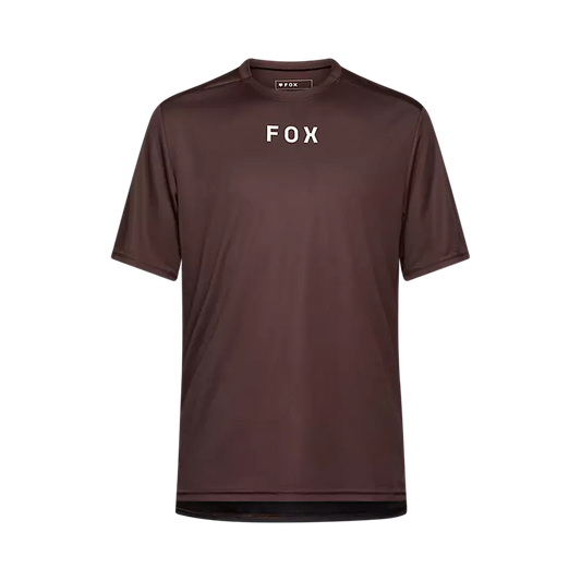 Fox Racing Ranger Short Sleeve MTB Jersey - Wordmark - Cocoa