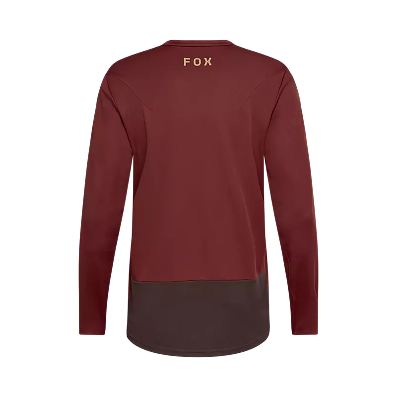 Fox Racing Ranger Long Sleeve MTB Jersey - Fox Head - Rust