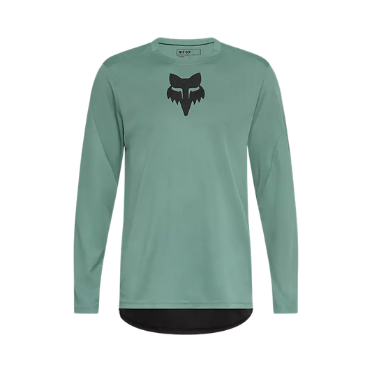 Fox Racing Ranger Long Sleeve MTB Jersey - Fox Head - Pine