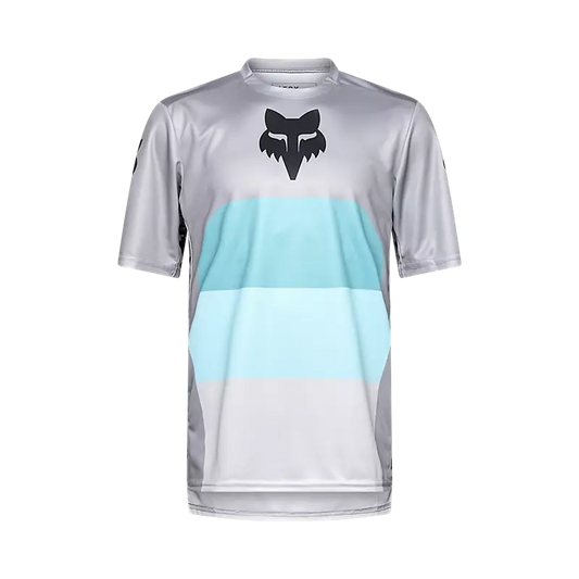 Fox Racing Ranger Short Sleeve MTB Jersey - Grid - Steel Gray