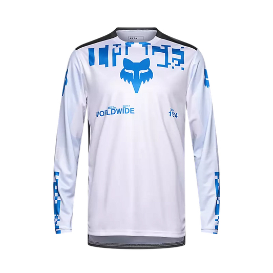 Fox Racing Ranger Long Sleeve MTB Jersey - Digi image - White