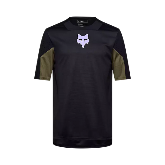 Fox Racing Defend Short Sleeve MTB Jersey - Park - Black
