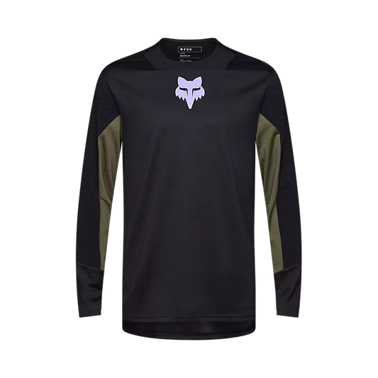 Fox Racing Defend Long Sleeve MTB Jersey - Park - Black