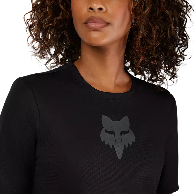 Fox Racing Ranger Short Sleeve MTB Jersey - Fox Head - Womens - Black
