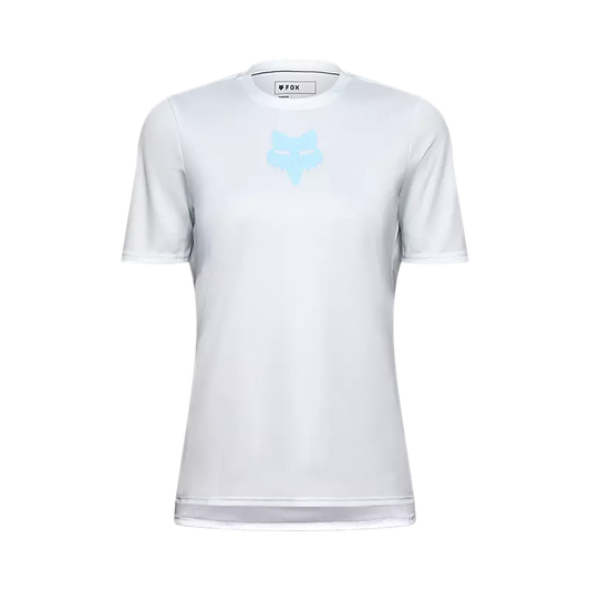 Fox Racing Ranger Short Sleeve MTB Jersey - Fox Head - Womens - Pale Blue