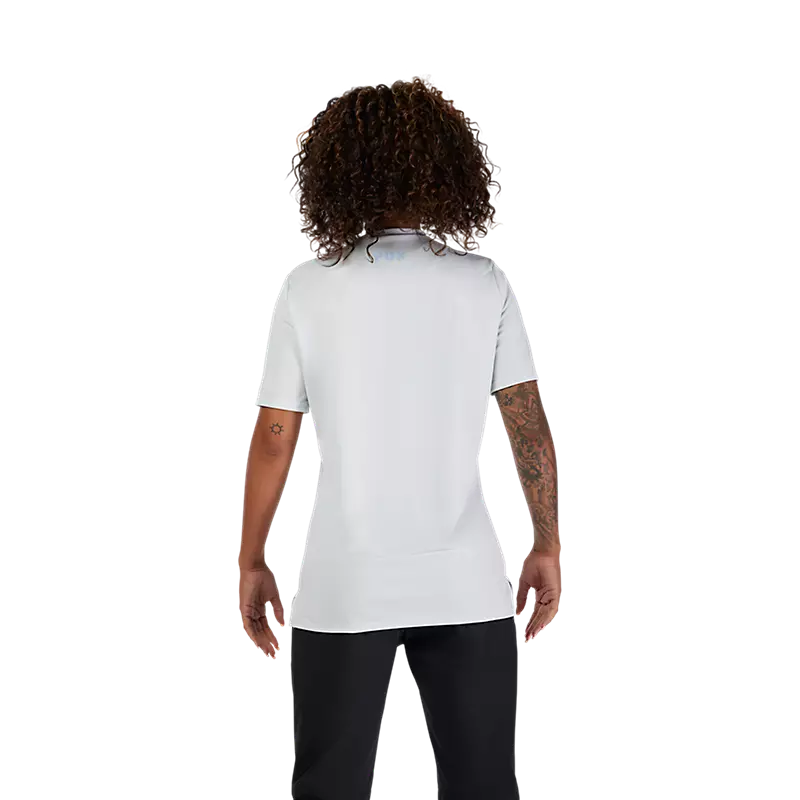 Fox Racing Ranger Short Sleeve MTB Jersey - Fox Head - Womens - Pale Blue