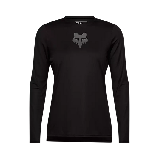 Fox Racing Ranger Long Sleeve MTB Jersey - Fox Head - Womens - Black