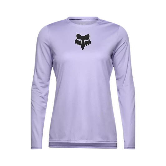 Fox Racing Ranger Long Sleeve MTB Jersey - Fox Head - Womens - Lilac