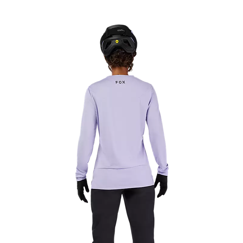 Fox Racing Ranger Long Sleeve MTB Jersey - Fox Head - Womens - Lilac