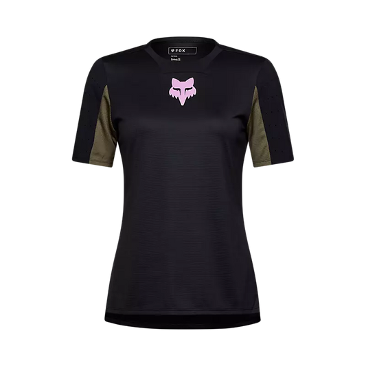 Fox Racing Defend Short Sleeve MTB Jersey - Park - Womens - Black