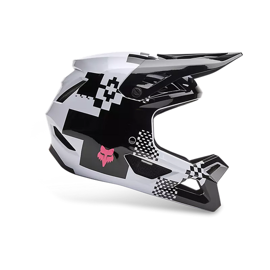 Fox Racing Rampage Full Face Helmet - Digi Image - Youth - Black-White