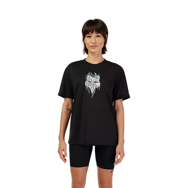 Fox Racing Bark Short Sleeve Tech Tee - Womens - Black
