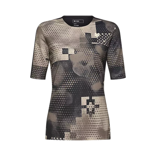 Fox Racing Flexair Ascent Short Sleeve MTB Jersey - Pulse - Womens - Sand