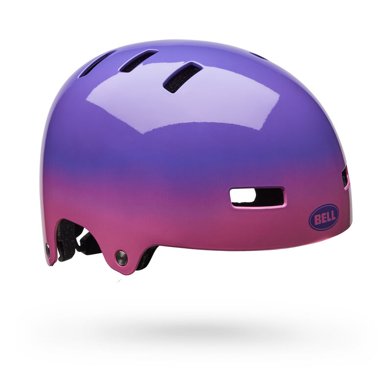 Bell Span BMX Helmet - Purple-Pink Plunge
